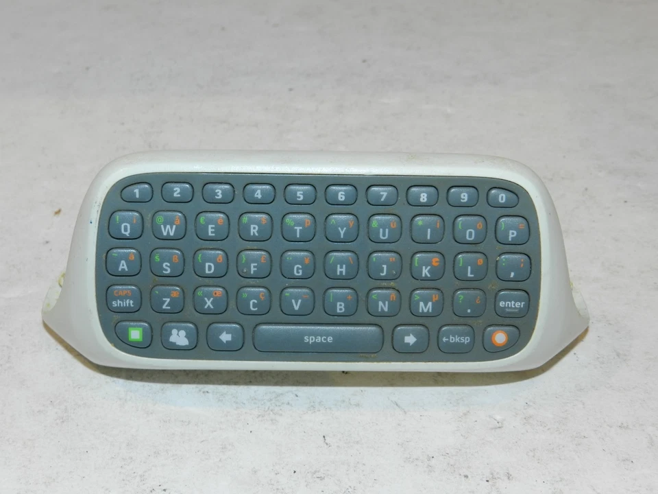 Teclado Chatpad Original Oficial OEM Microsoft XBOX 360 Color Blanco Probado Foto 1 de 1