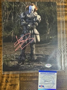 Bill Skarsgard Signed 8x10 Stephen King's IT: Pennywise w/PSA/DNA AUTHENTICATION - Picture 1 of 5