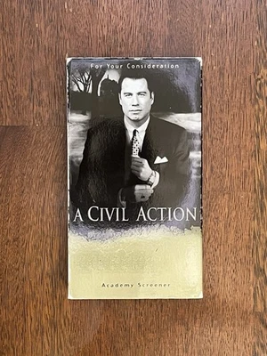 A Civil Action VHS FYC Academy Screener 1998 John Travolta Robert Duvall Foto 1 de 3