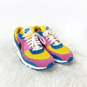 Nike Air Max 90 Viotech Multicolor US 12 Men's Colorblock Suede Low Top Sneakers - Picture 1 of 19