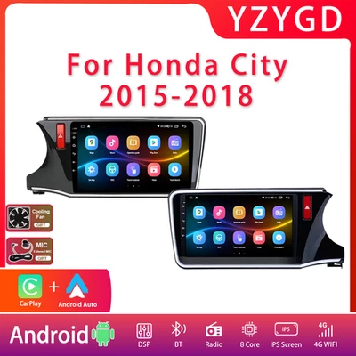 Android For Honda City 2015-2018 GPS Multimedia CarPlay Car Radio Screen Navi 4G - Image 1 of 4