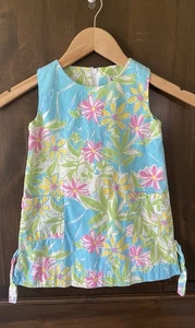Lilly Pulitzer Girls Lined Toddler Sleeveless Dress 4T - Picture 1 of 3