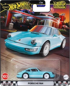 PORSCHE 964 Hot Wheels Boulevard 103 Modello Auto 1:64 7cm HRT73 - Foto 1 di 5