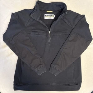 First Tactical Men's 1/4 Zip Performance Pullover Military Black • XL Regular - Picture 1 of 10