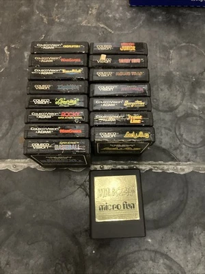 Lote 16 Juegos Colecovision Donkey Kong Béisbol Rocky Sin Probar Foto 1 de 2