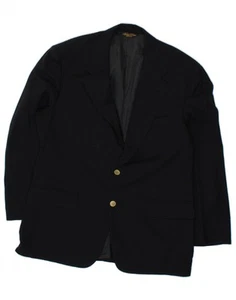 BROOKS BROTHERS Mens 2 Button Blazer Jacket UK 42 XL Navy Blue CS11 - Picture 1 of 4