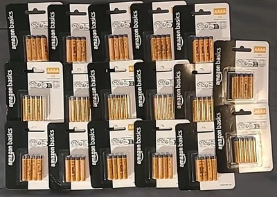 Baterías alcalinas Amazon Basics AAAA LR61 1,5 V 17 ~ 8 paquetes (136 en total) Foto 1 de 4