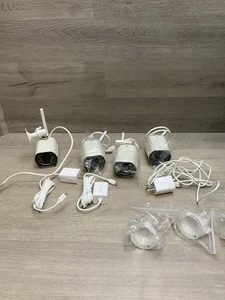 (4) Cámaras de seguridad para el hogar Zmodo ZP-IBH15-W inalámbricas para interiores y exteriores - Imagen 1 de 14