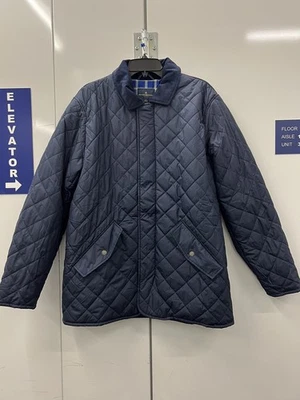 Nueva Chaqueta de Campo Brooks Brothers Acolchada Chaqueta de Granero Talla Grande Azul Marino Nueva con Etiquetas $298 Foto 1 de 4