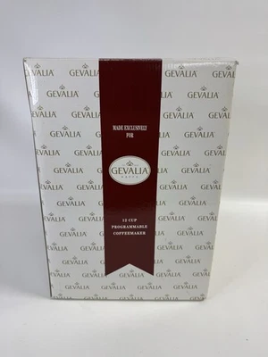 Gevalia Coffee Maker 12 Cup C-60A Black - NEW in Box - Image 1 of 4