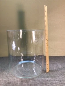 Grande Barattolo Cilindrico in Vetro Temperato Pyrex 6942 Dia. 8,75” x 10" alto 6 galloni - Foto 1 di 3