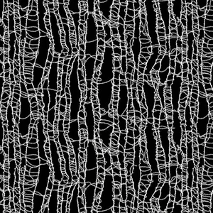 3 Yards Cotton Fabric - Marcus Fabrics Black & White String Lines Black - Picture 1 of 1