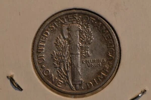 1919 Mercury Dime Nice Circulated Original skin AU - Picture 1 of 2