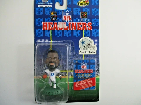 HEADLINERS NFL EMMITT SMITH ACTION FIGURE OLD NEW STOCK 1996 Cover