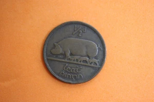 1933 Ireland 1/2 Penny Choice AU Pigs Coin #P03010 - Picture 1 of 2