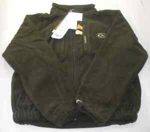 Drake Waterfowl DW215560 Olive Fleece Coat 2-Xlarge