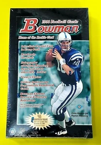 1998 Bowman NFL Football Factory Sealed Hobby Box Manning Moss Woodson Ward - Picture 1 of 12