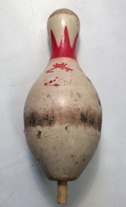 Pin de boliche vintage Duckpin con clavija 11" OldGnu - Imagen 1 de 12