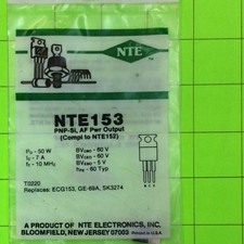 New Nte NTE153 Part