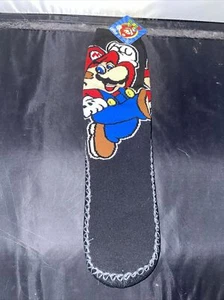 Fuzzy Babba Slipper Socks "Super Mario" Size M/L 7.5 - 10 - Picture 1 of 2