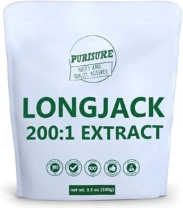 Polvo de extracto Purisure Longjack 200:1 100 g (3,5 oz) - Imagen 1 de 5