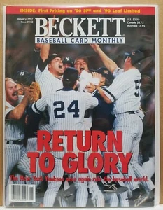 BECKETT BASEBALL MONTHLY (1/97) - RETURN TO GLORY: 1996 CHAMPIONS NY YANKEES - Picture 1 of 3