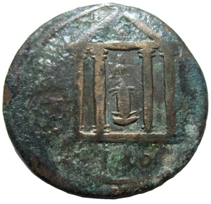 PONTOS, NEOCAESAREA. AE 30. CARACALLA, 198-217 AD. REVERSO TEMPLO. - Imagen 1 de 3