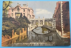 Postcard St John's College Bridge of Sighs Cambridge Frith's Series 26449 - Bild 1 von 2