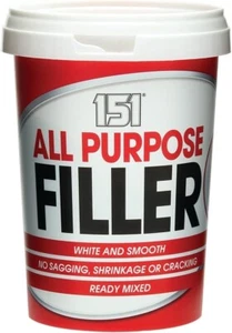 151 Ready Mixed All Purpose Filler, Smooth White Filler Interior & Exterior 600g - Picture 1 of 3