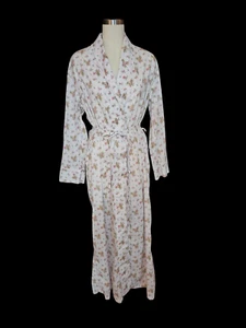 GUC Vintage 90's Victoria's Secret Floral Robe Size Small Sommer Morgenmantel - Bild 1 von 7
