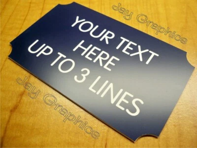 定制雕刻 3x5 标志适用于家庭办公室小型企业墙门套件牌匾 — 第 1/4 张图片