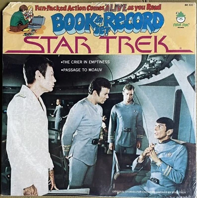 Star Trek - Peter Pan Records – BR 522 - Book And Vinyl LP - 1979 - Sealed New - Image 1 of 4