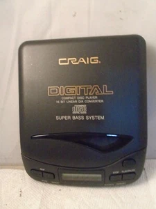 CRAIG Portable Compact Disc Player MODEL NO.JC6011 ISSUED 1994 - Picture 1 of 6