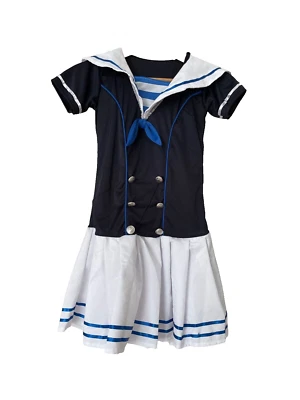 KIDS GIRLS' SAILOR FANCY DRESS SIZE LARGE - Image 1 of 2