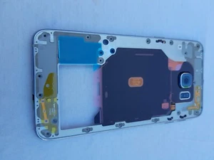 Samsung Galaxy S6 edge Plus SM-G928 Metal Frame Rim Chassis Housing Bazel Blue - Picture 1 of 2