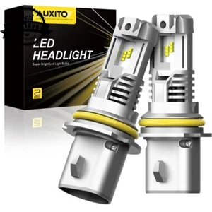 2/4X 9007 HB5 LED Headlight Bulbs Hi/Lo Beam 6500K White Canbus Error Free T - Picture 1 of 15