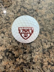 LOGO PELOTA DE GOLF - ORIGINAL 2016 - PRENSA NCAA ST. BONAVENTURE BONNIES - 2022 PROV BALL!!️ - Imagen 1 de 1