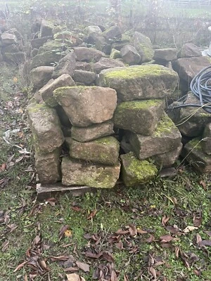 Reclaimed sandstone hand chiselled old Building Stone - Roman ? 17 pallets - Image 1 of 4