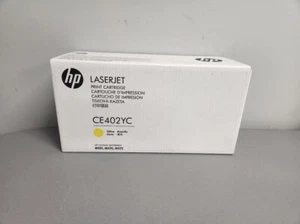 HP CE402YC (507A) Yellow Toner LaserJet M551 M570 M575 New Genuine Sealed - Picture 1 of 4