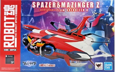 Goldrake Grendizer U Spazer & Mazinger Mazinga Z Robot Spirit Bandai Tamashii - Image 1 of 4