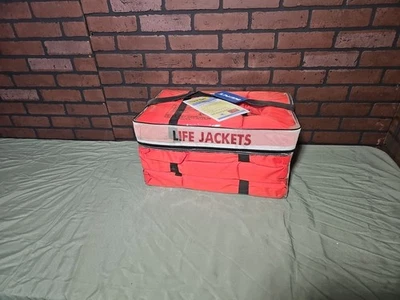 Прибрежный плавучий морской спасательный жилет куртка KF тип II для взрослых универсальный упаковка 4 шт. - Изображение 1 из 3