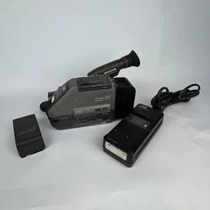 JVC GR-AX7 Compact VHS-C Video Camcorder + Accessories – PARTS ONLY Powers On - Picture 1 of 5
