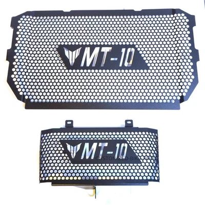 Engraved Motorcycle Aluminum Radiator + Oil Cooler Guard Yamaha MT-10 2016-2025 - Image 1 of 4