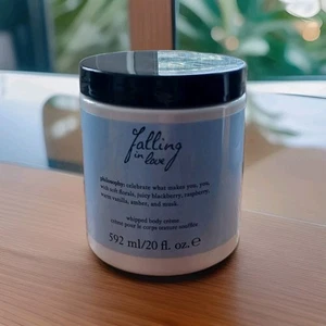 HUGE PHILOSOPHY WHIPPED BODY CREAM 20oz~592ml FALLING IN LOVE NEW FRUITY-FLORAL - Picture 1 of 10