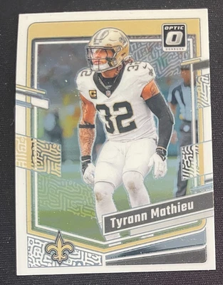 Tyrann MATHIEU 2023 Panini Donruss Silver Holo #140 New Orleans Saints - Image 1 of 2