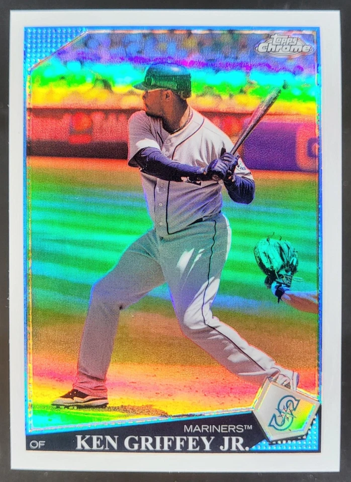 2009 Topps Chrome Ken Griffey Jr. Refractor #10 Seattle Mariners JV2 - Image 1 of 4