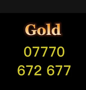 VIP Gold Mobile Number Easy Memorable SIM Platinum Diamond Business Vodafone - Zdjęcie 1 z 1