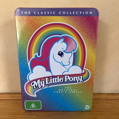 Estuche de hojalata My Little Pony la serie original de 1980 (caja de juego de 7 discos DVD) R4 PAL Foto 1 de 4