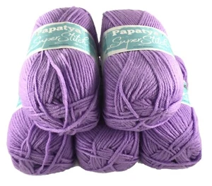 Aran Yarn pack 5 x 100g Papatya Super Stitch Crochet acrylic 5420 Lilac - Picture 1 of 1