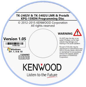 Kenwood KPG-159DN Software Version 1.05 for TK-2402V & TK-3402U LMR & Protalk - Zdjęcie 1 z 1